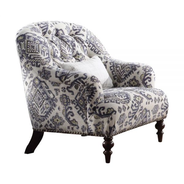 ACME Saira Pattern Fabric Chair Model 52062 - MONAVILLA