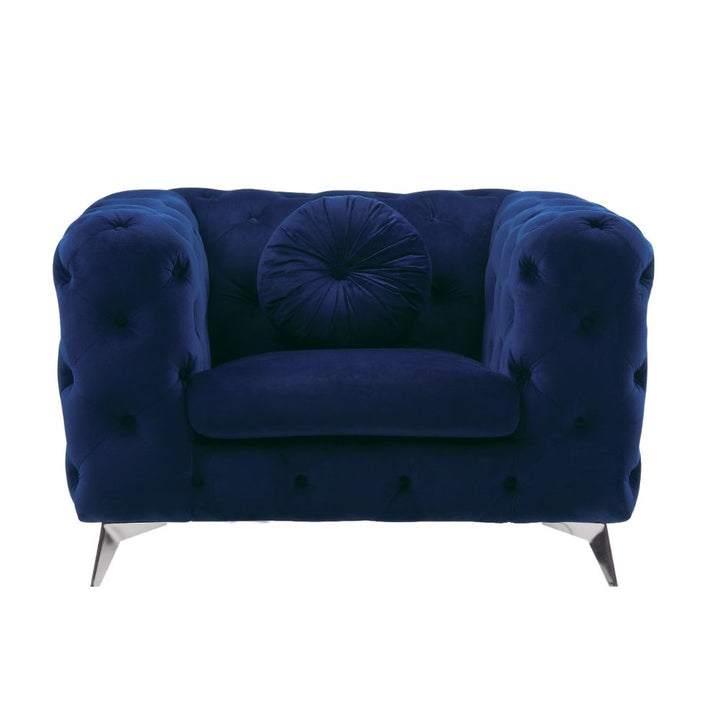 ACME Atronia Blue Fabric Chair Model 54902 - MONAVILLA