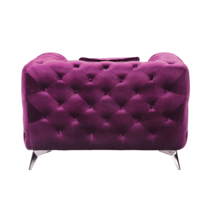 ACME Atronia Purple Fabric Chair Model 54907 - MONAVILLA