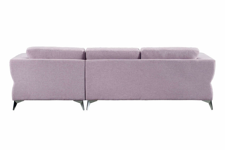 ACME Josiah Pale Berries Fabric Sectional Sofa Model 55090 - MONAVILLA