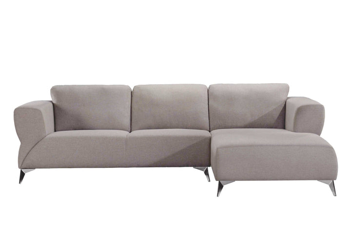 ACME Josiah Sand Fabric Sectional Sofa Model 55095 - MONAVILLA