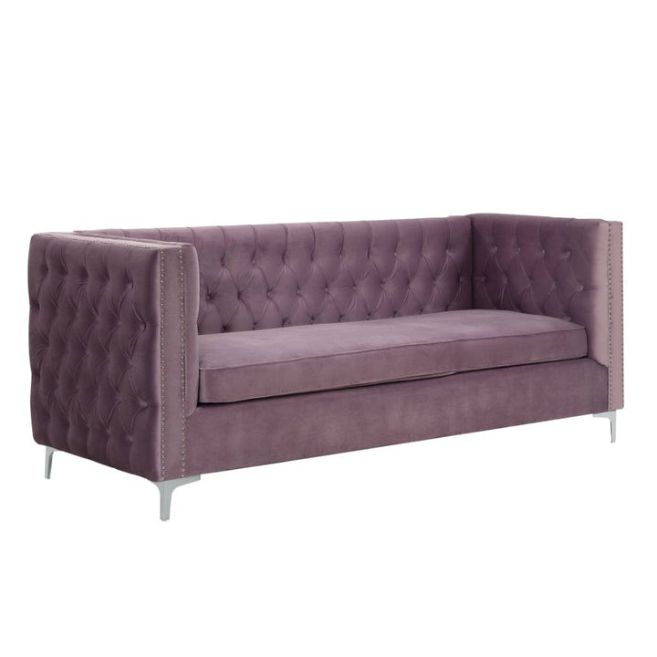 ACME Rhett Lavender Velvet Sectional Sofa Model 55500 - MONAVILLA