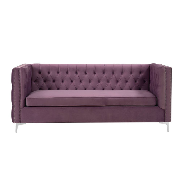 ACME Rhett Lavender Velvet Sectional Sofa Model 55500 - MONAVILLA