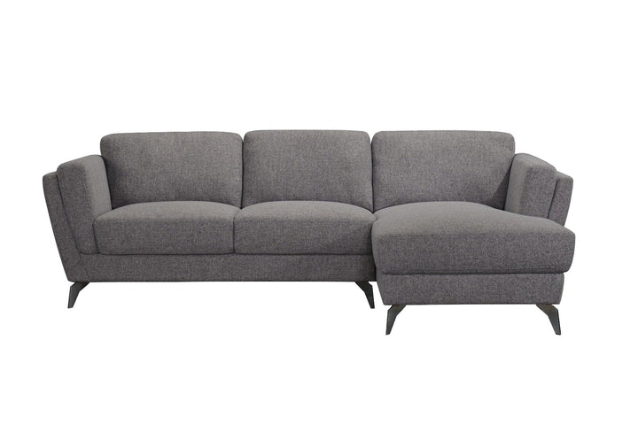 ACME Beckett Gray Fabric Sectional Sofa Model 57155 - MONAVILLA