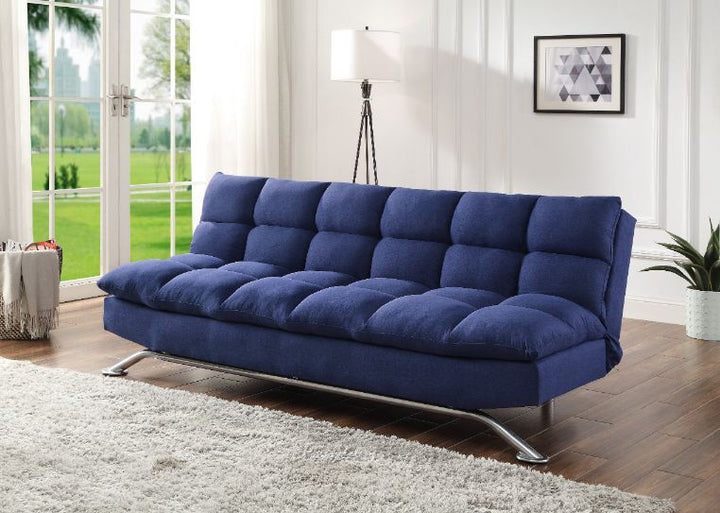 ACME Petokea Blue Fabric Futon Model 58255 - MONAVILLA