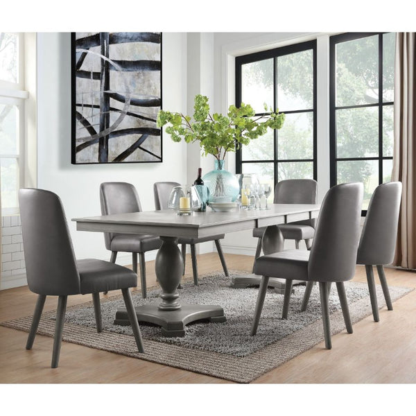 ACME Waylon Gray Oak Dining Table Model 72200 - MONAVILLA