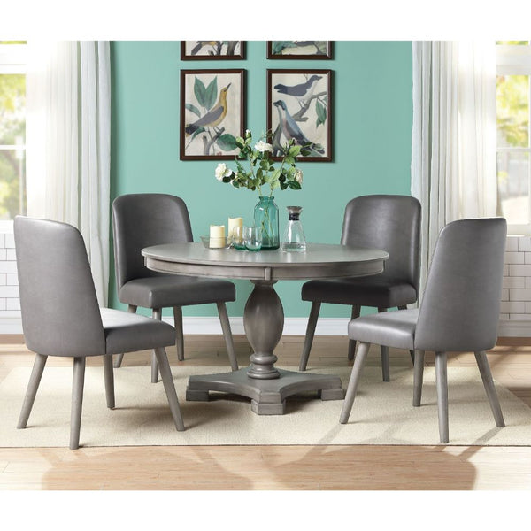 ACME Waylon Gray Oak Dining Table Model 72205 - MONAVILLA