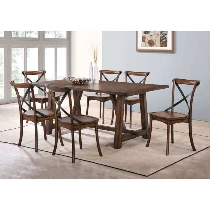 ACME Kaelyn Dark Oak Dining Table Model 73030 - MONAVILLA