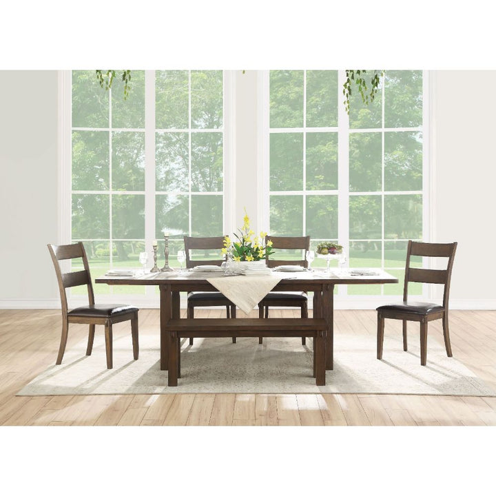 ACME Nabirye Dark Oak Dining Table Model 73160 - MONAVILLA