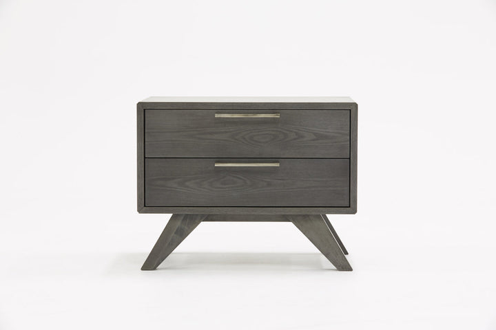 Nova Domus Soria Modern Grey Wash Nightstand - MONAVILLA