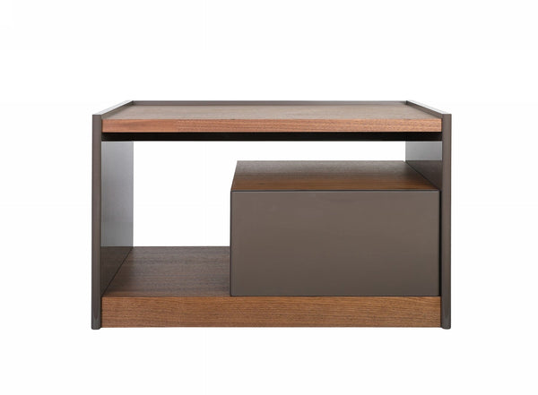 Modrest Tara Modern Walnut Nightstand - MONAVILLA