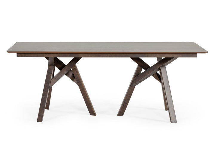 Modrest Grover Modern Dark Wenge Dining Table - MONAVILLA