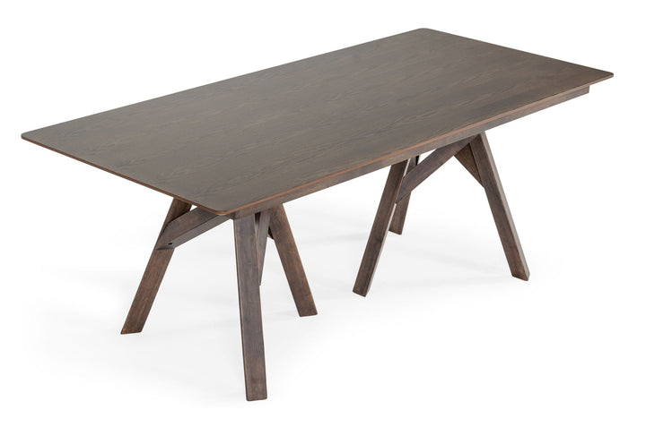 Modrest Grover Modern Dark Wenge Dining Table - MONAVILLA