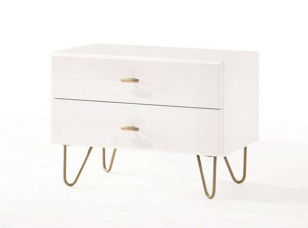 Modrest Bryan Modern White Nightstand - MONAVILLA