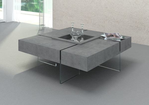 Modrest Shauna Modern Faux Concrete Floating Coffee Table - MONAVILLA