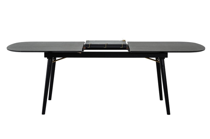 Modrest Addax Modern Black Extendable Dining Table - MONAVILLA