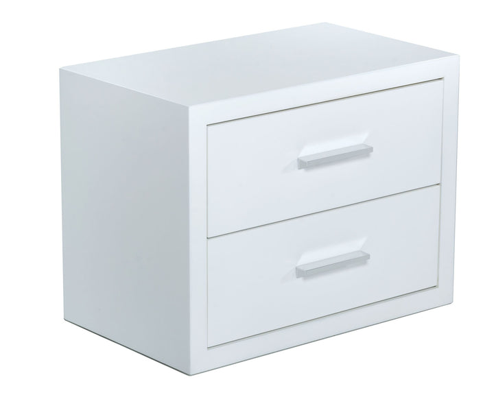 Modrest Adan Modern White Nightstand - MONAVILLA