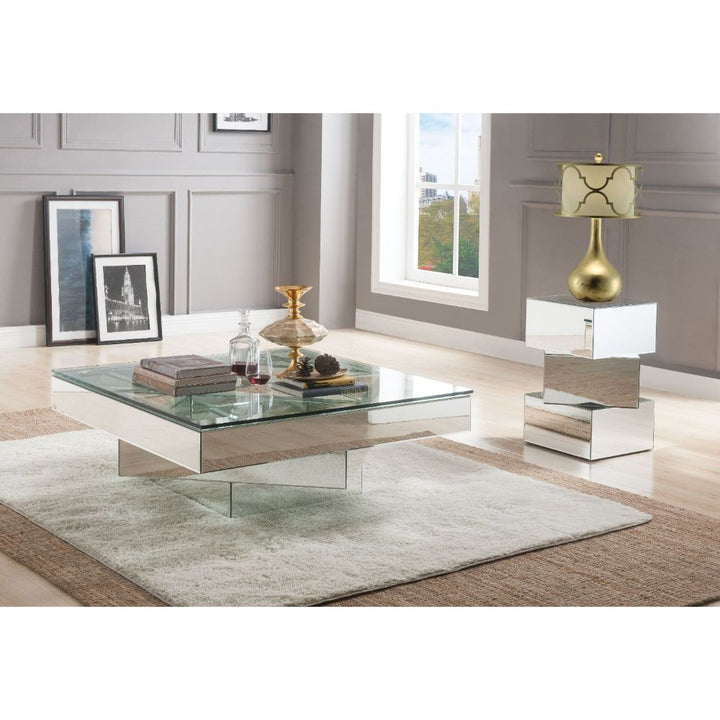 ACME Meria Mirrored Coffee Table Model 80270 - MONAVILLA