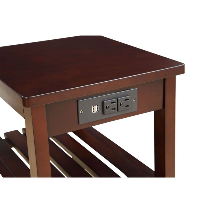 ACME Wasaki Espresso Accent Table Model 81955 - MONAVILLA