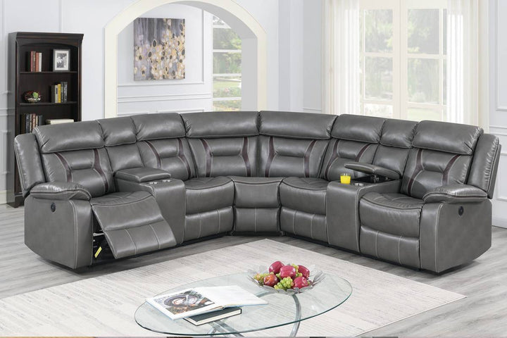 Poundex Power Motion Sectional Model F86611 - MONAVILLA