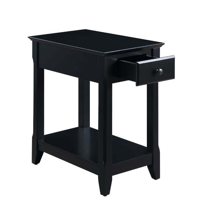 ACME Bertie Black Finish Accent Table Model 82740 - MONAVILLA