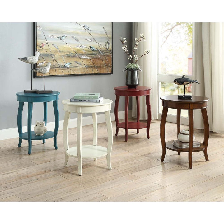 ACME Aberta Antique White Accent Table Model 82785 - MONAVILLA