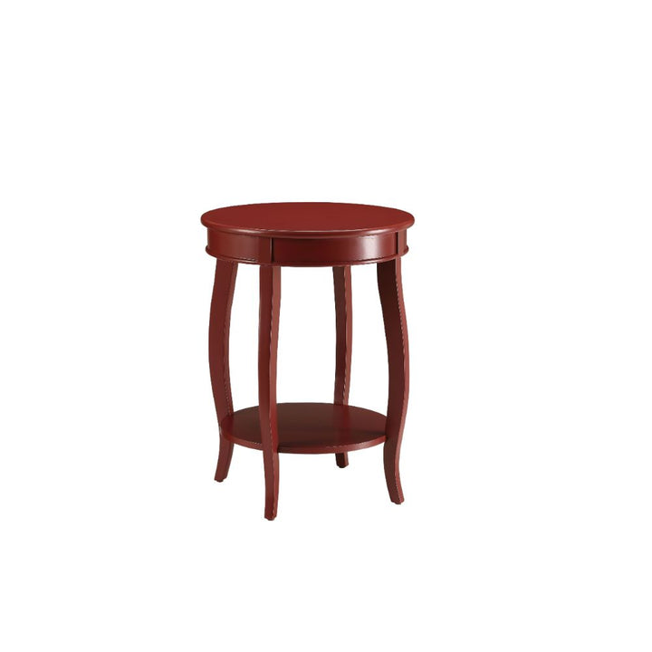 ACME Aberta Red Accent Table Model 82787 - MONAVILLA