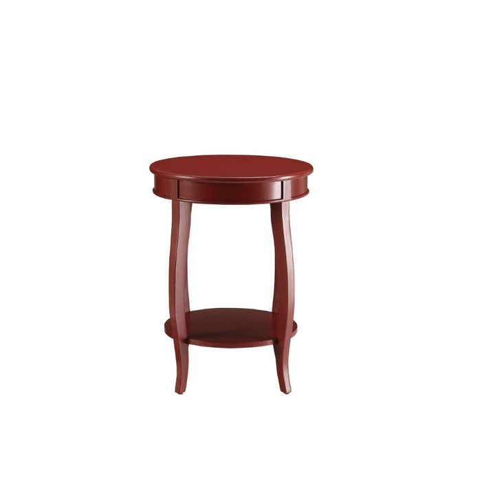 ACME Aberta Red Accent Table Model 82787 - MONAVILLA