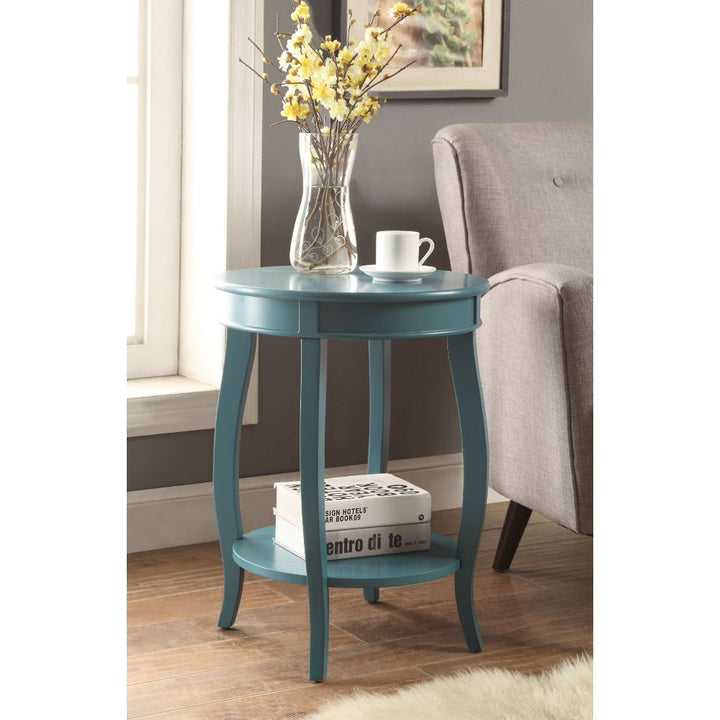 ACME Aberta Teal Accent Table Model 82790 - MONAVILLA