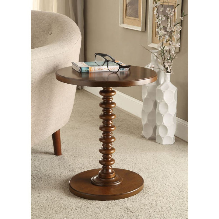 ACME Acton Walnut Accent Table Model 82792 - MONAVILLA