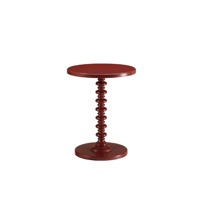 ACME Acton Red Accent Table Model 82800 - MONAVILLA