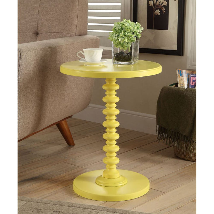 ACME Acton Yellow Accent Table Model 82802 - MONAVILLA