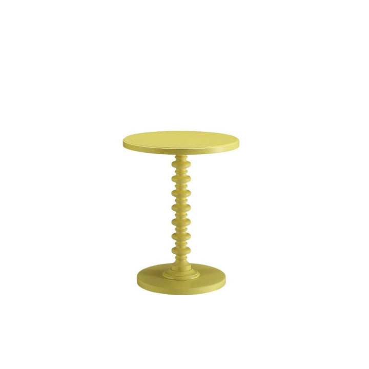 ACME Acton Yellow Accent Table Model 82802 - MONAVILLA