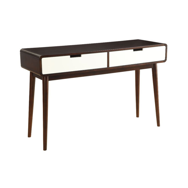 ACME Christa Espresso & White Accent Table Model 82854 - MONAVILLA