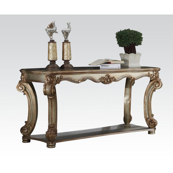 ACME Vendome Gold Patina Accent Table Model 83002 - MONAVILLA