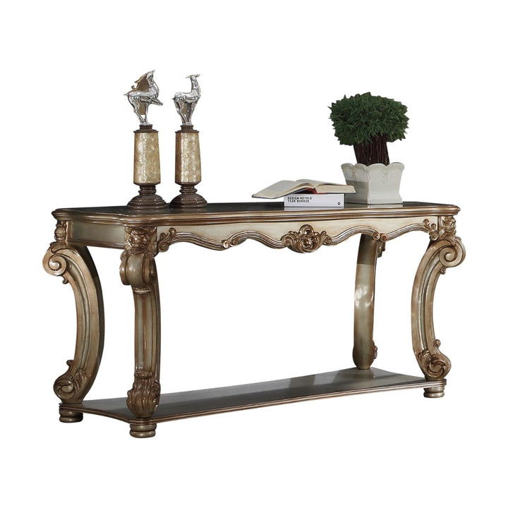 ACME Vendome Gold Patina Accent Table Model 83002 - MONAVILLA