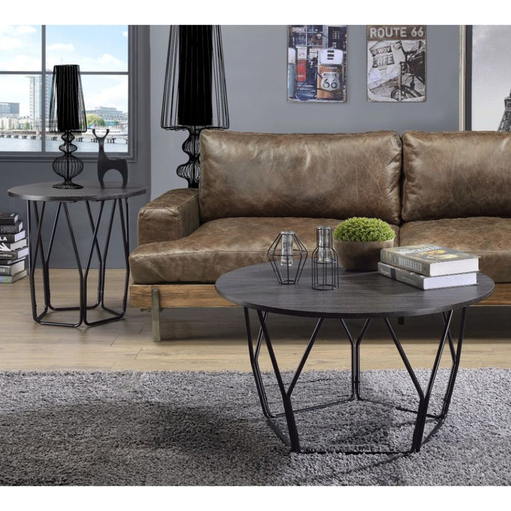 ACME Sytira Espresso & Black Coffee Table Model 83950 - MONAVILLA