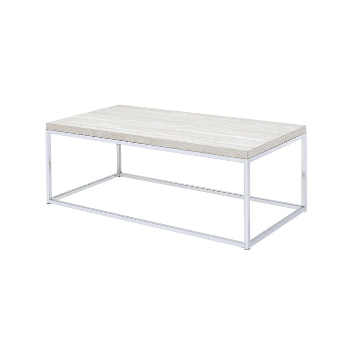 ACME Snyder Chrome Coffee Table Model 84625 - MONAVILLA