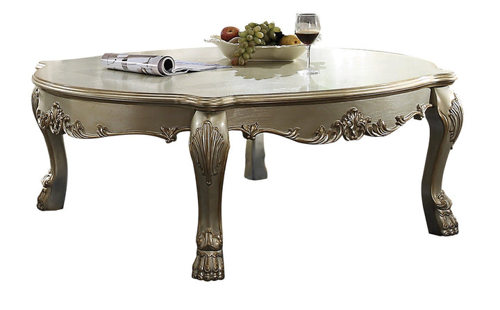 ACME Dresden II Gold Patina & Bone Coffee Table Model 84875 - MONAVILLA