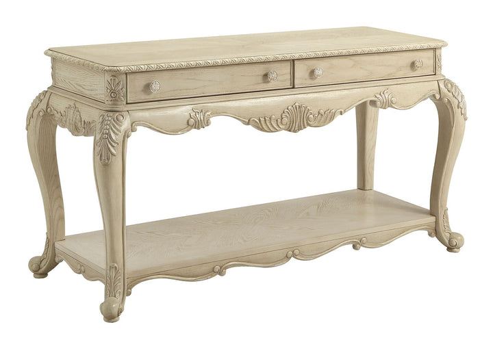 ACME Ragenardus Antique White Accent Table Model 86023 - MONAVILLA