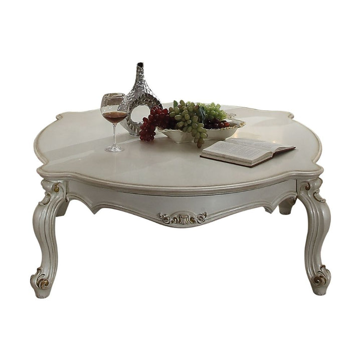 ACME Picardy Antique Pearl Coffee Table Model 86880 - MONAVILLA