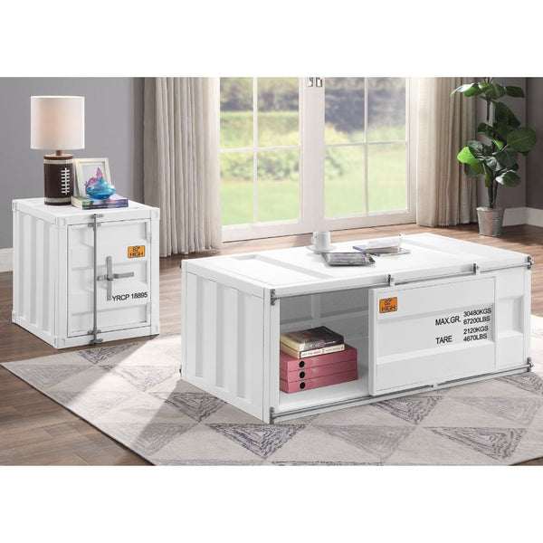 ACME Cargo White Coffee Table Model 87880 - MONAVILLA