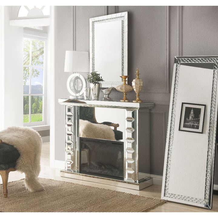 ACME Dominic Mirrored Fireplace Model 90202 - MONAVILLA