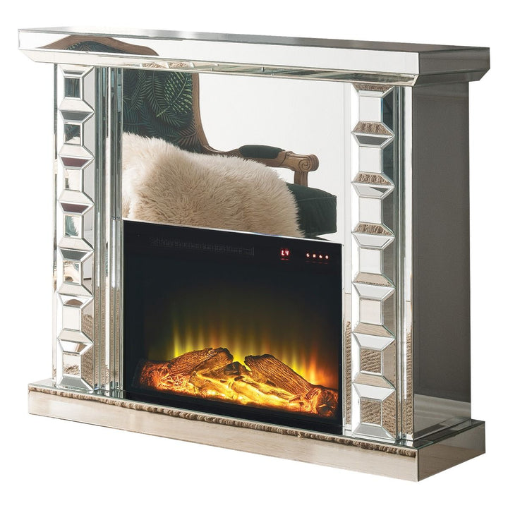 ACME Dominic Mirrored Fireplace Model 90202 - MONAVILLA