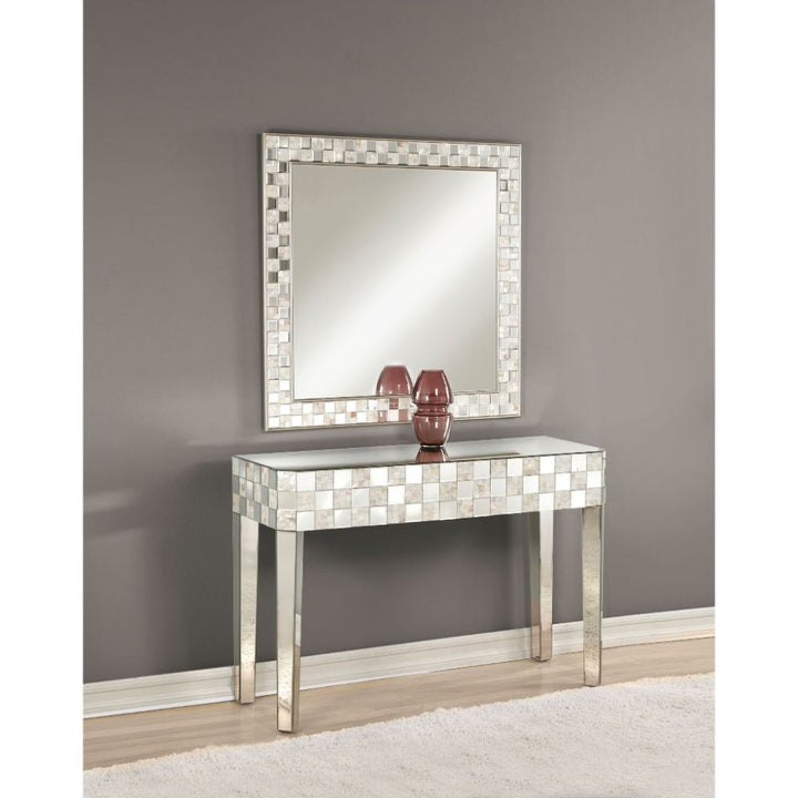 ACME Nasa Mirrored Accent Table Model 90244 - MONAVILLA