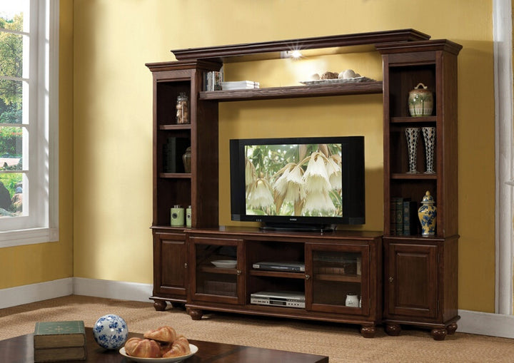 ACME Dita Walnut Entertainment Center Model 91105_KIT - MONAVILLA