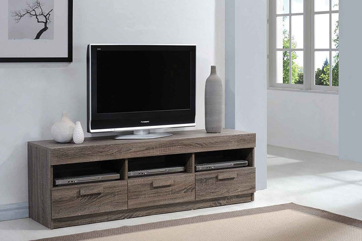 ACME Alvin Rustic Oak TV Stand Model 91167 - MONAVILLA