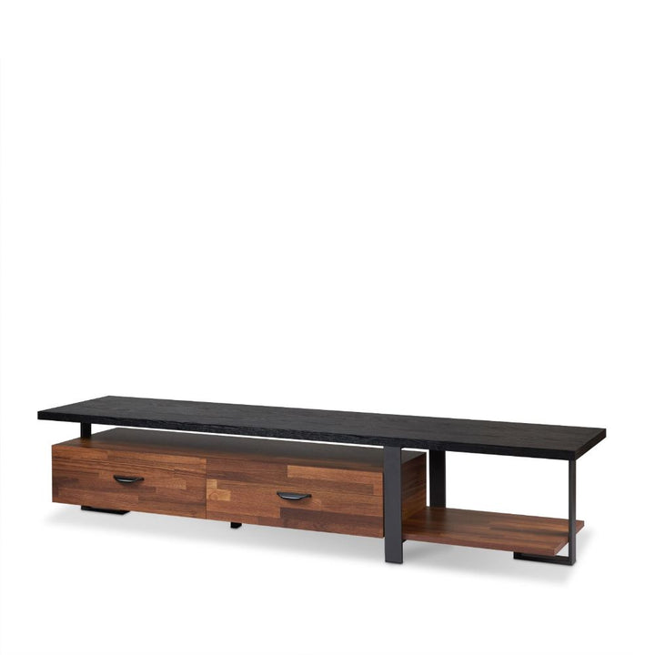 ACME Elling Walnut & Black TV Stand Model 91235 - MONAVILLA