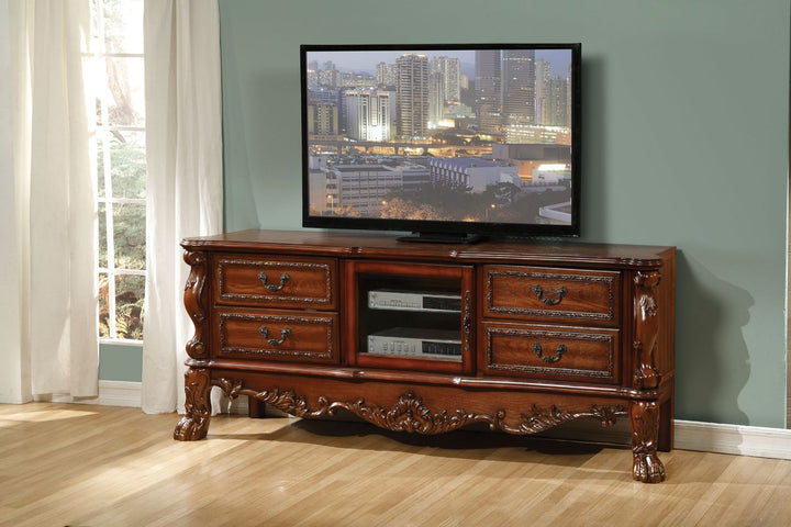 ACME Dresden Cherry Oak TV Stand Model 91338 - MONAVILLA