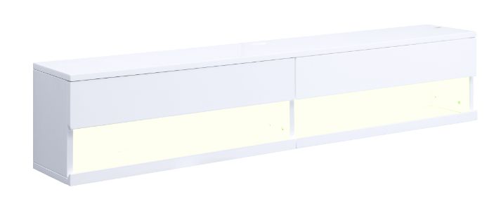 ACME Ximena LED & White Finish TV Stand Model 91345 - MONAVILLA